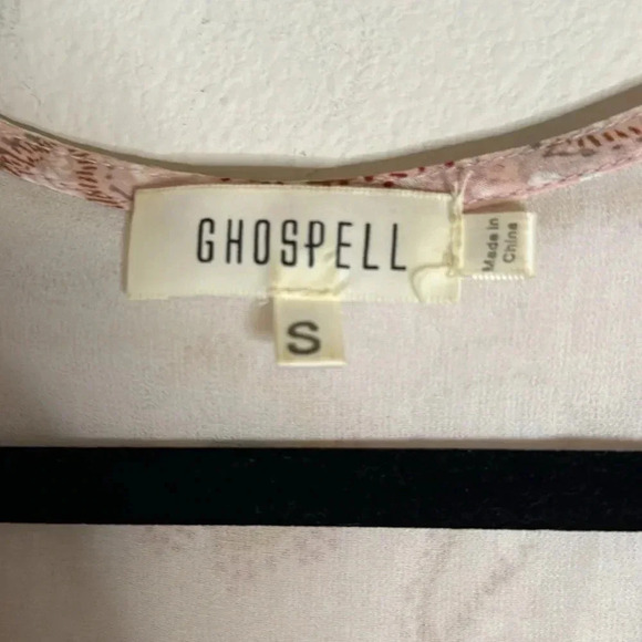 Ghospell Midi Dress Tiered Floral Size Small - Picture 3 of 7